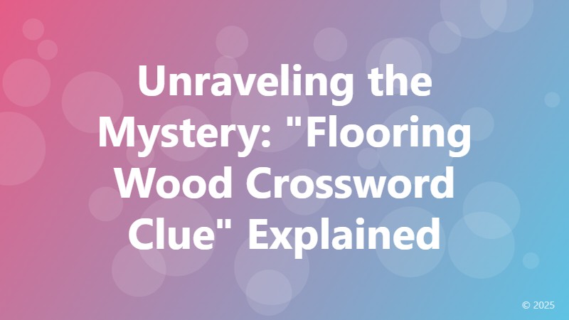 Unraveling the Mystery: 